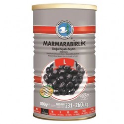 MB Dogal Siyah Zeytin L 800g