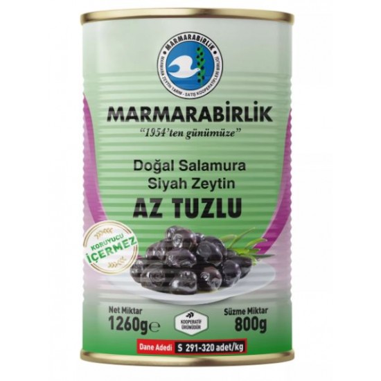 MB Salamura Siyah Zeytin Az Tuzlu S 800g
