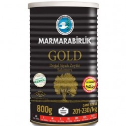 MB Dogal Siyah Zeytin Salamura Gold XL 800g